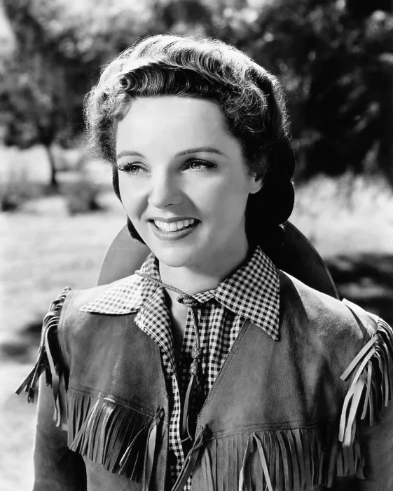 Framed Print : THE KANSAN, Jane Wyatt, 1943