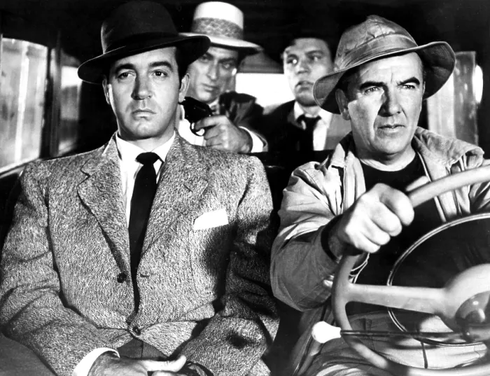 Framed Print : KANSAS CITY CONFIDENTIAL, John Payne, Lee Van Cleef, Neville Brand, Preston Foster, 1952