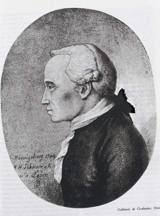 Framed Print : KANT, Emmanuel (1724-1804). German philosopher. Drawing by Schnoor (1760). Drawing. - Iberfoto / Everett Collection (518391)**US SALES ONLY**