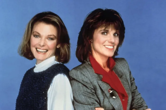 Framed Print : KATE & ALLIE, from left: Jane Curtin, Susan Saint James, 1984-1989