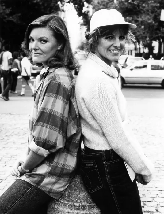 Framed Print : KATE & ALLIE, from left: Jane Curtin, Susan Saint James, 1984-1989