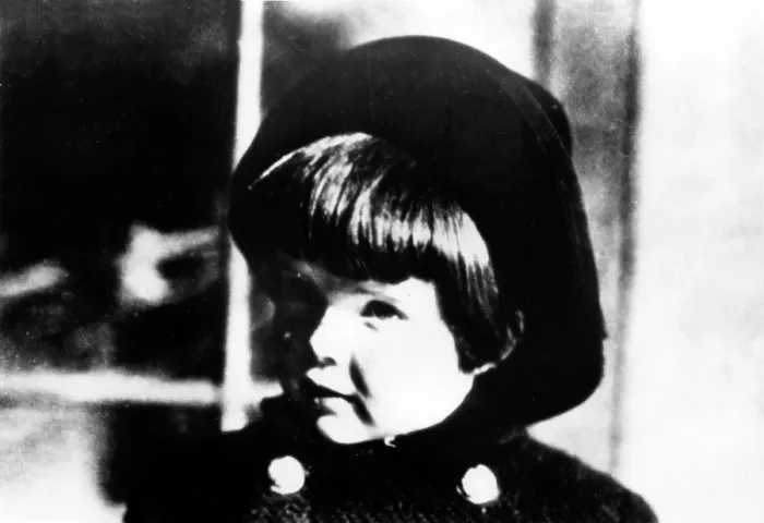 Framed Print : Katharine Hepburn at age four, 1913.. Courtesy: CSU Archives  /  Everett Collection