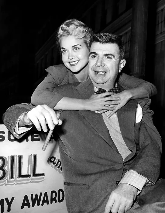 Framed Print : THE KEN MURRAY SHOW, from left, Laurie Anders, Ken Murray, 1950-53