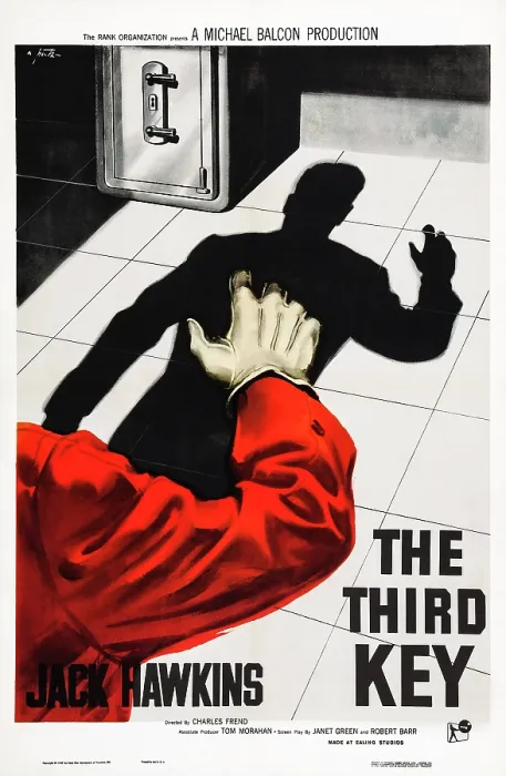 Framed Print : THE THIRD KEY, (aka THE LONG ARM), US poster, 1956