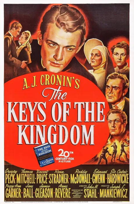 Framed Print : THE KEYS OF THE KINGDOM, US poster art, Gregory Peck, 1944. TM and Copyright 20th Century Fox Film Corp. All rights reserved. Courtesy: Everett Collection