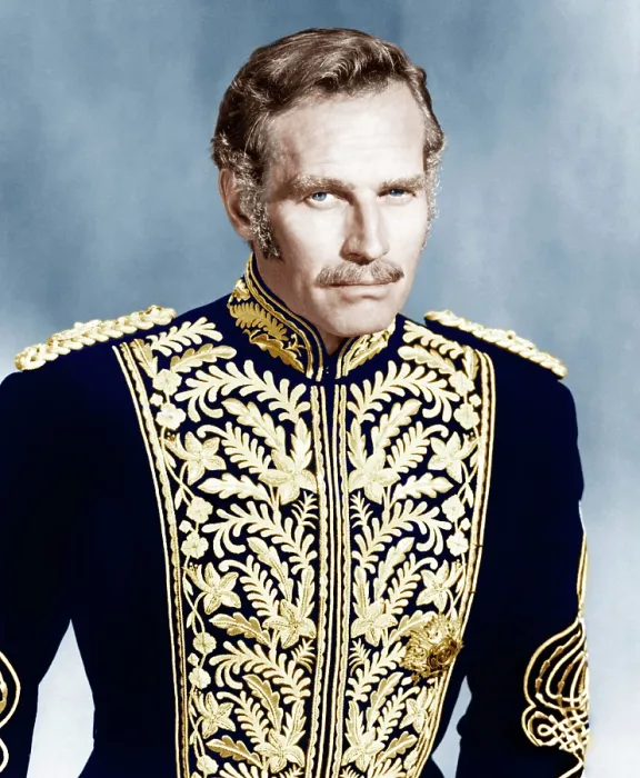 Framed Print : KHARTOUM, Charlton Heston, 1966
