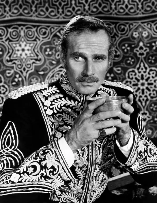 Framed Print : KHARTOUM, Charlton Heston, 1966