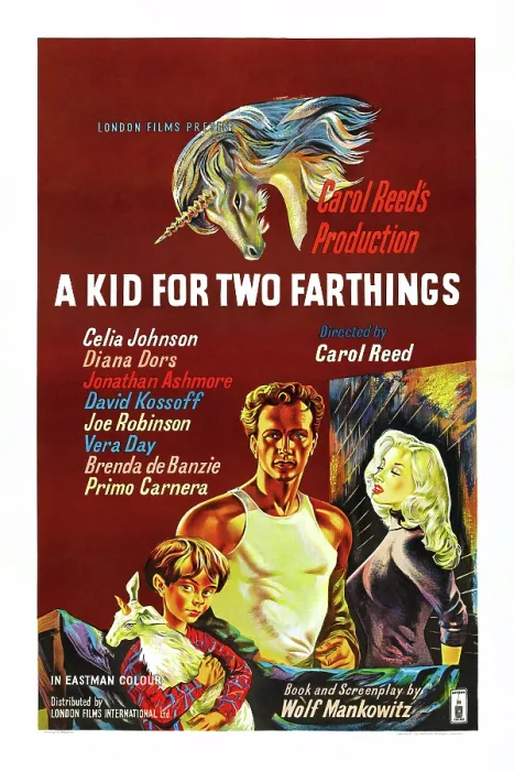 Framed Print : A KID FOR TWO FARTHINGS, Jonathan Ashmore, Joe Robinson, Diana Dors, 1955 Poster art Framed Print : A KID FOR TWO FARTHINGS, Jonathan Ashmore, Joe Robinson, Diana Dors, 1955 Poster art