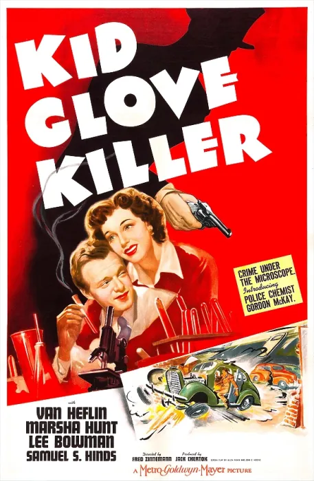 Framed Print : KID GLOVE KILLER, US poster, from left: Van Heflin, Marsha Hunt, 1942 Framed Print : KID GLOVE KILLER, US poster, from left: Van Heflin, Marsha Hunt, 1942