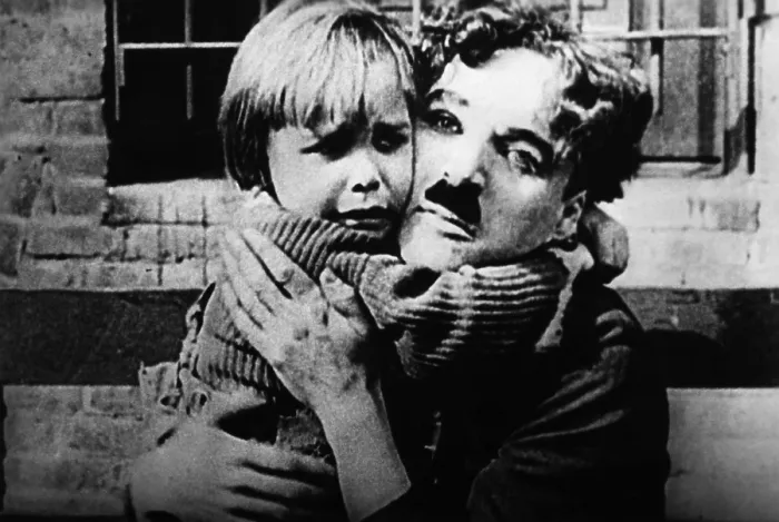 Framed Print : THE KID, Jackie Coogan, Charles Chaplin, 1921