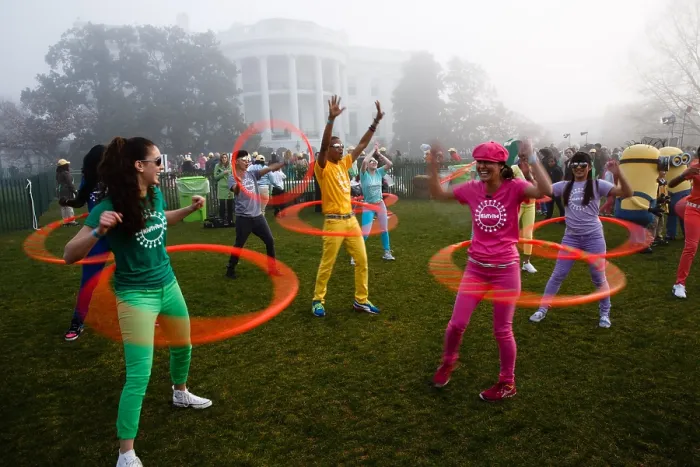 Framed Print : Kid Tribe hula hoopers perform during the White House Easter Egg Roll. South Lawn, April 1, 2013 (BSLOC_2015_13_177) Framed Print : Kid Tribe hula hoopers perform during the White House Easter Egg Roll. South Lawn, April 1, 2013 (BSLOC_2015_13_177)