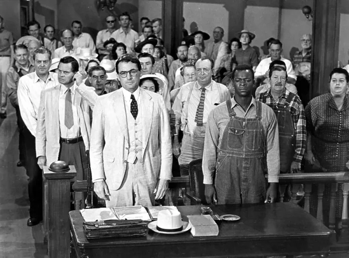 Framed Print : TO KILL A MOCKINGBIRD, Gregory Peck, Brock Peters, 1962