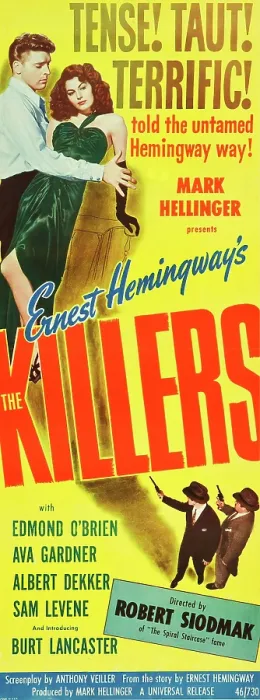 Framed Print : THE KILLERS, Edmond O'Brien, Ava Gardner, 1946