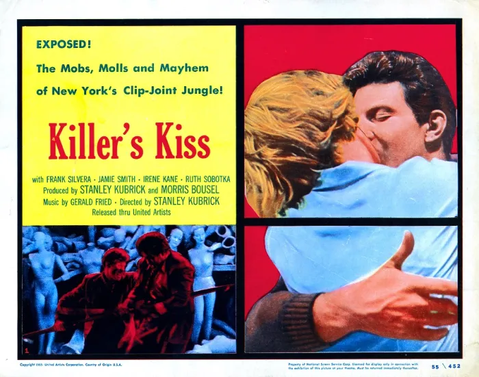 Framed Print : KILLER'S KISS, from left, Irene Kane, (aka Chris Chase), Jamie Smith, 1955