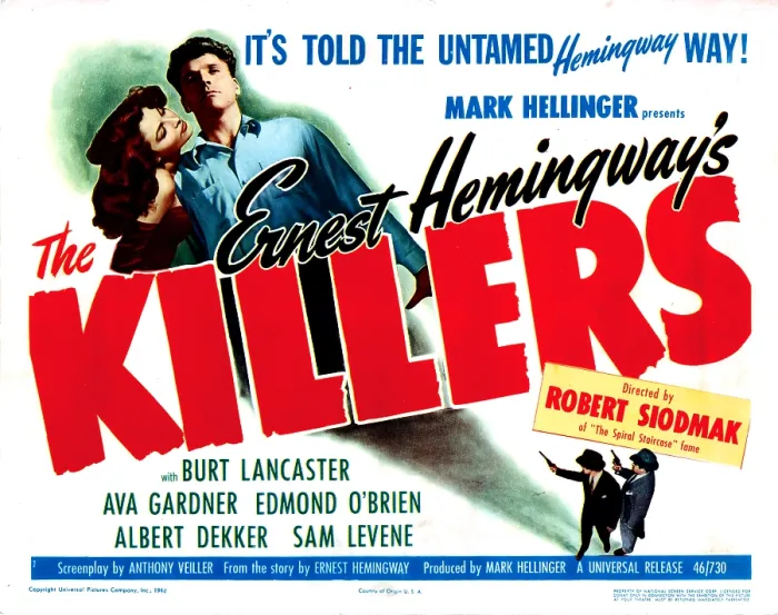 Framed Print : THE KILLERS, from left, Ava Gardner, Burt Lancaster, 1946 Framed Print : THE KILLERS, from left, Ava Gardner, Burt Lancaster, 1946