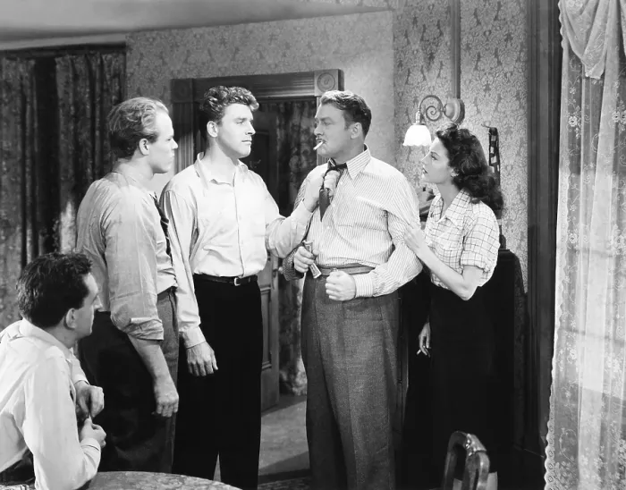 Framed Print : THE KILLERS, from left, Jeff Corey, Jack Lambert, Burt Lancaster, Albert Dekker, Ava Gardner, 1946 Framed Print : THE KILLERS, from left, Jeff Corey, Jack Lambert, Burt Lancaster, Albert Dekker, Ava Gardner, 1946
