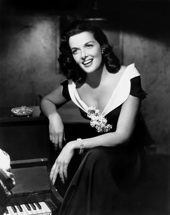Framed Print : HIS KIND OF WOMAN, Jane Russell, in a dress by Howard Greer, 1951 Framed Print : HIS KIND OF WOMAN, Jane Russell, in a dress by Howard Greer, 1951
