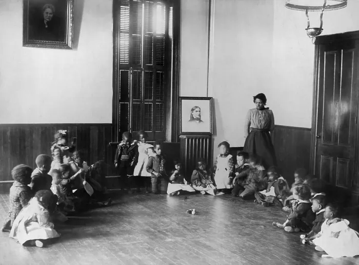Framed Print : Kindergarten at Haines Normal and Industrial Institute, Augusta, Georgia, 1899