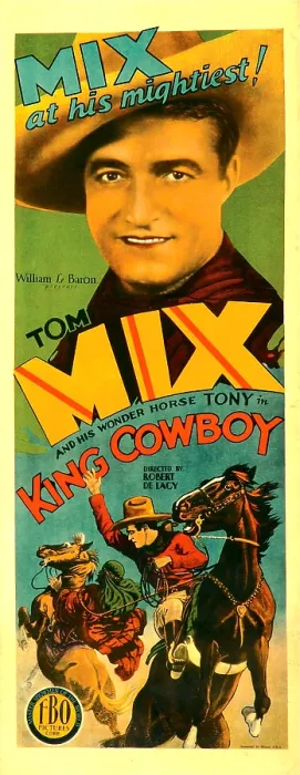 Framed Print : KING COWBOY, top: Tom Mix, 1928