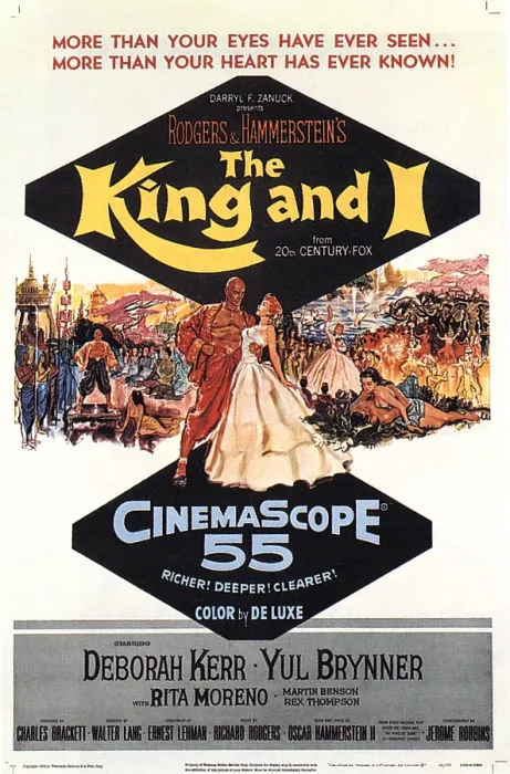 Framed Print : THE KING AND I, Yul Brynner, Deborah Kerr, 1956. TM and Copyright 20th Century Fox Film Corp. All rights reserved. Courtesy: Everett Collection