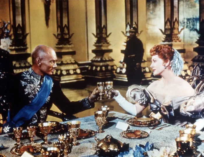 Framed Print : THE KING AND I, Yul Brynner, Deborah Kerr, 1956. TM and Copyright 20th Century Fox Film Corp. All rights reserved. Courtesy: Everett Collection Framed Print : THE KING AND I, Yul Brynner, Deborah Kerr, 1956. TM and Copyright 20th Century Fox Film Corp. All rights reserved. Courtesy: Everett Collection