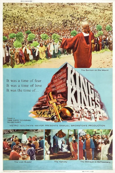 Framed Print : KING OF KINGS, US poster art, 1961