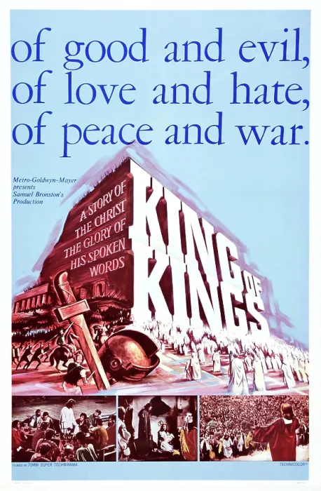 Framed Print : KING OF KINGS, US poster art, 1961