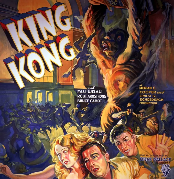 Framed Print : KING KONG, Fay Wray, Robert Armstrong, Bruce Cabot, 1933