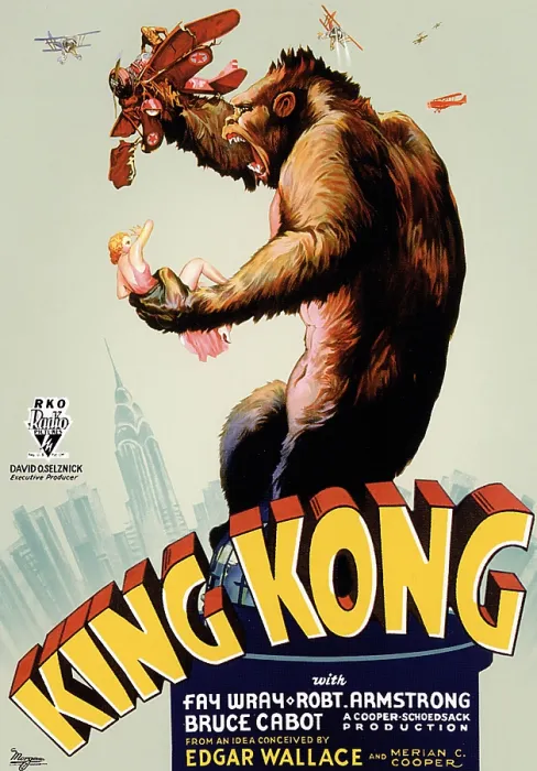 Framed Print : KING KONG, King Kong on poster art, 1933