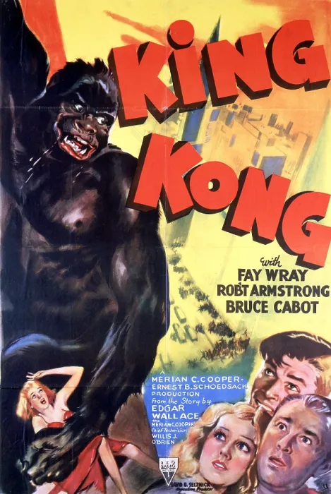 Framed Print : King Kong, poster art, 1933