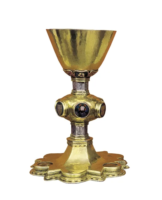 Framed Print : Kingdom of Aragon (1412). Compromise of Caspe. Chalice of the compromise. Jewelry. - CAGP / Iberfoto / Everett Collection (305828)**US SALES ONLY**