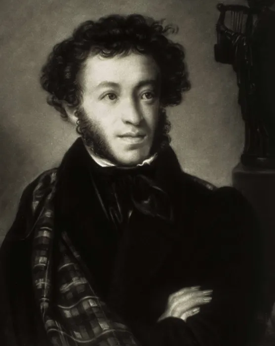 Framed Print : KIPRENSKI, Orest Adamovich (1782-1932). Portrait of Alexander Pushkin. 1827. Oil on canvas. RUSSIA. Moscow. Tretyakov Gallery