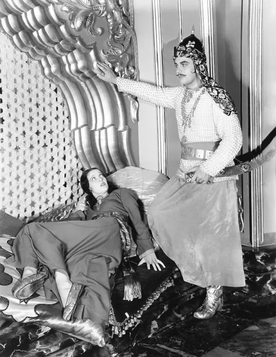 Framed Print : KISMET, from left: Loretta Young, Sidney Blackmer, 1930