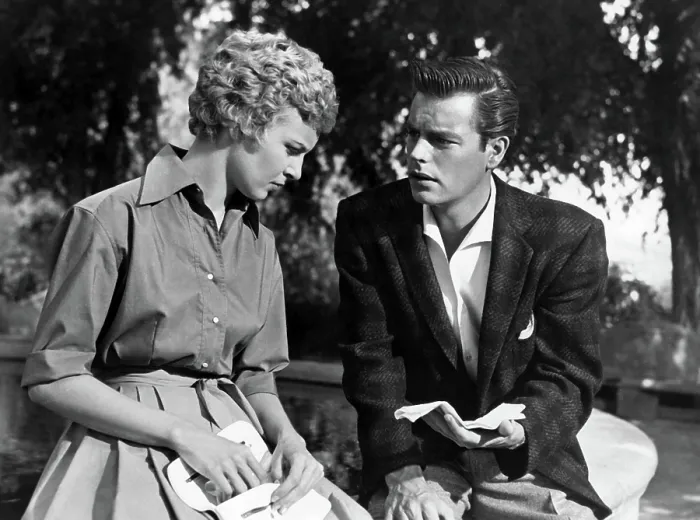 Framed Print : A KISS BEFORE DYING, Joanne Woodward, Robert Wagner, 1956