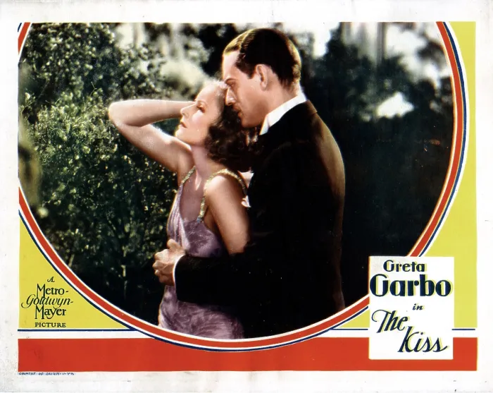 Framed Print : THE KISS, from left, Greta Garbo, Conrad Nagel, 1929 Framed Print : THE KISS, from left, Greta Garbo, Conrad Nagel, 1929