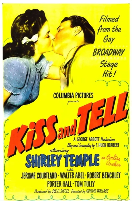 Framed Print : KISS AND TELL, US poster, Shirley Temple, Jerome Courtland, 1945 Framed Print : KISS AND TELL, US poster, Shirley Temple, Jerome Courtland, 1945