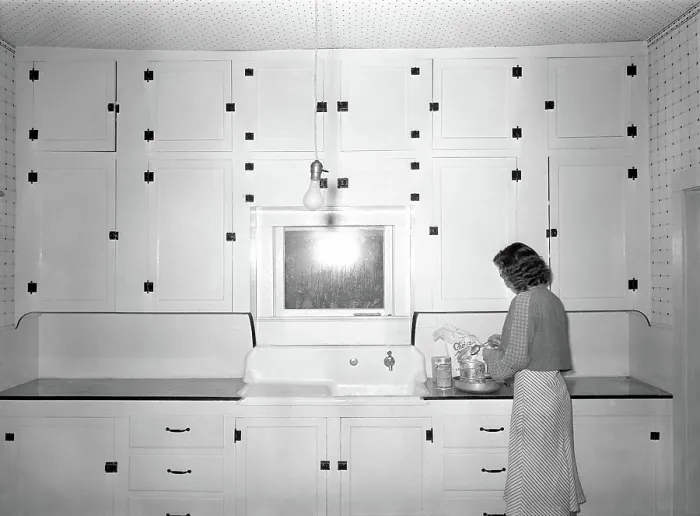 Framed Print : Kitchen of tenant purchase client. Hidalgo County, Texas, by Russell Lee, for the Farm Securities Administration, February 1939 Framed Print : Kitchen of tenant purchase client. Hidalgo County, Texas, by Russell Lee, for the Farm Securities Administration, February 1939