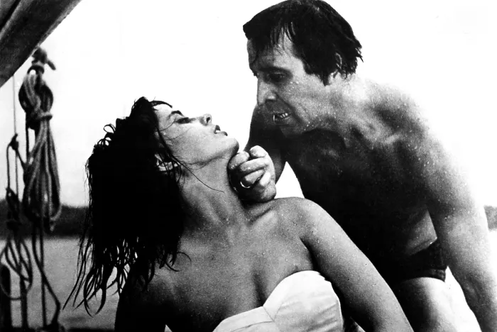 Framed Print : KNIFE IN THE WATER, Jolanta Umecka, Leon Niemczyk, 1962