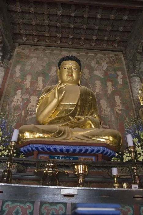 Framed Print : KOREA. Seokguram Grotto. Pulguksa Temple. Representation of Buddha. Sculpture. AISA / Everett Collection**US SALES ONLY** Framed Print : KOREA. Seokguram Grotto. Pulguksa Temple. Representation of Buddha. Sculpture. AISA / Everett Collection**US SALES ONLY**