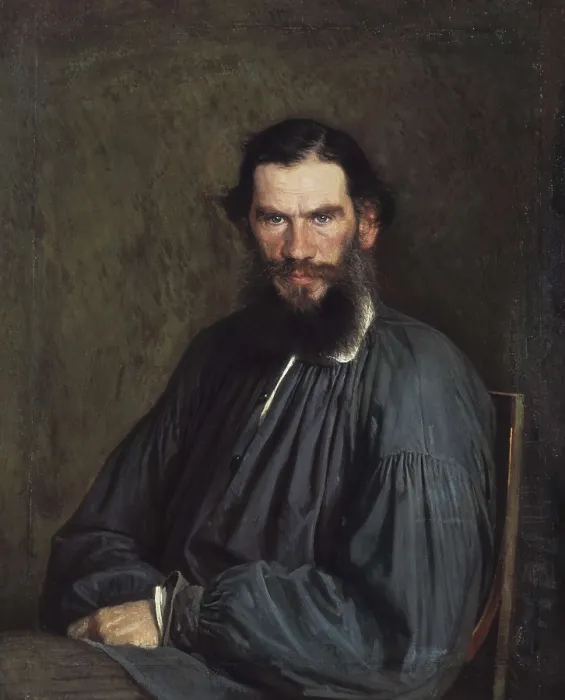 Framed Print : KRAMSKOI, Ivan Nikolaevich (1837-1887). Portrait of Leon Tolstoy. 1873. Oil on canvas. RUSSIA. Moscow. Tretyakov Gallery. AISA / Everett Collection**US SALES ONLY**