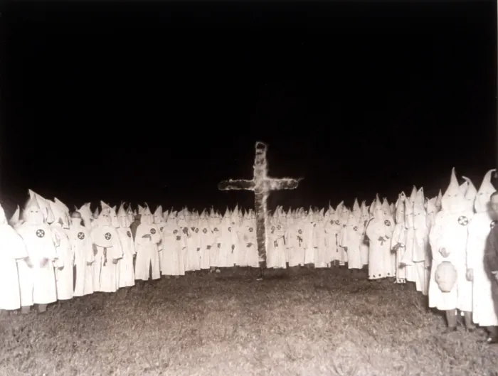 Framed Print : Ku Klux Klan rally in suburban Chicago, 1922.. Courtesy: CSU Archives  /  Everett Collection