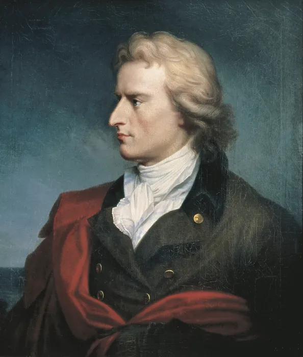 Framed Print : KUGELGEN, Gerhard von (1772-1820). Portrait of Friedrich Schiller. 1808-1809. Oil on canvas. GERMANY. Frankfurt. Goethe House and National Goethe Museum