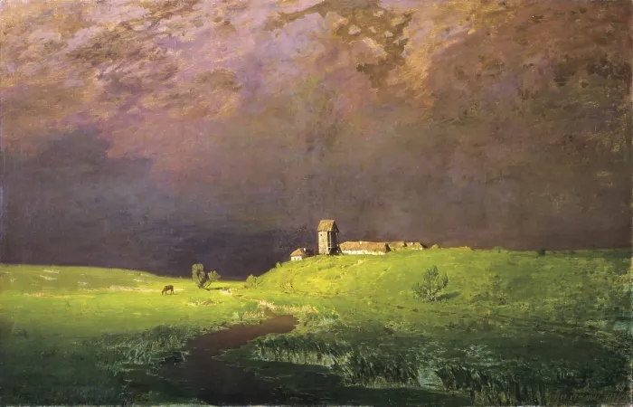 Framed Print : KUINDZHI, Alexander Ivanovich (1842-1910). After the Rain. 1879. Oil on canvas. RUSSIA. Moscow. Tretyakov Gallery. AISA / Everett Collection**US SALES ONLY**