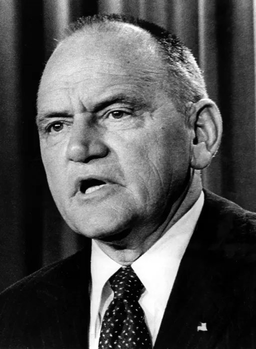 Framed Print : L. Patrick Gray meets with reporters after being appointed F.B.I. Director by President Nixon, May 03, 1972. Washington, D.C.. Courtesy: CSU Archives  /  Everett Collection