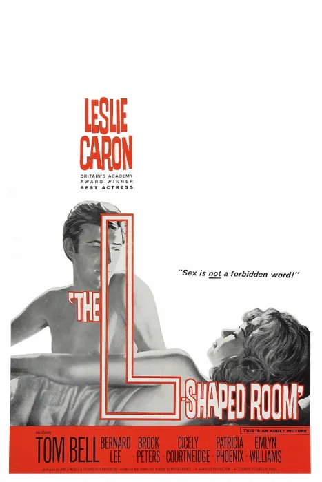 Framed Print : THE L-SHAPED ROOM, US poster art, from left: Tom Bell, Leslie Caron, 1962 Framed Print : THE L-SHAPED ROOM, US poster art, from left: Tom Bell, Leslie Caron, 1962