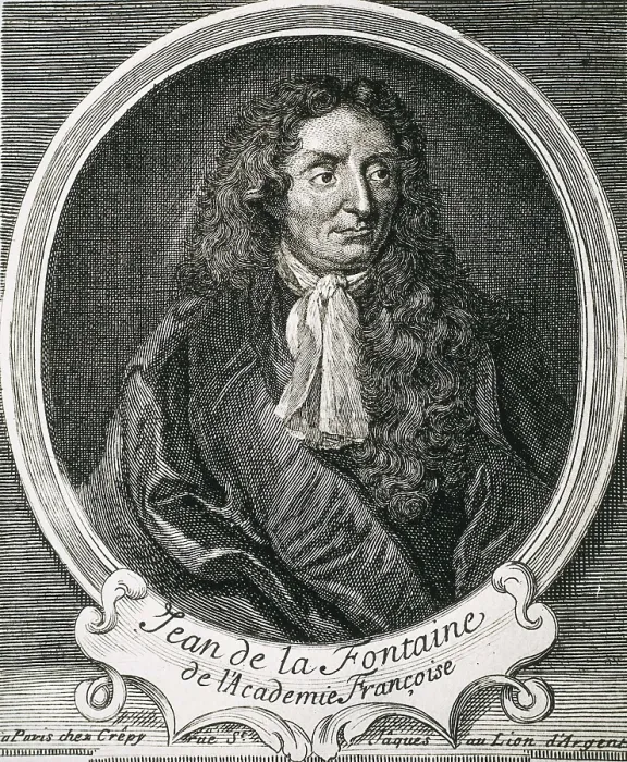 Framed Print : LA FONTAINE, Jean de (1621-1695). Etching. AISA / Everett Collection**US SALES ONLY**