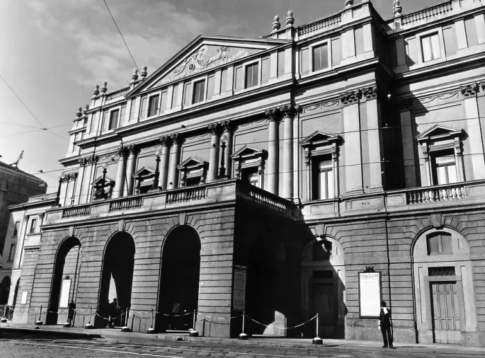 Framed Print : La Scala, opera house, in Milan, Italy, circa 1960s. Courtesy: CSU Archives / Everett Collection Framed Print : La Scala, opera house, in Milan, Italy, circa 1960s. Courtesy: CSU Archives / Everett Collection