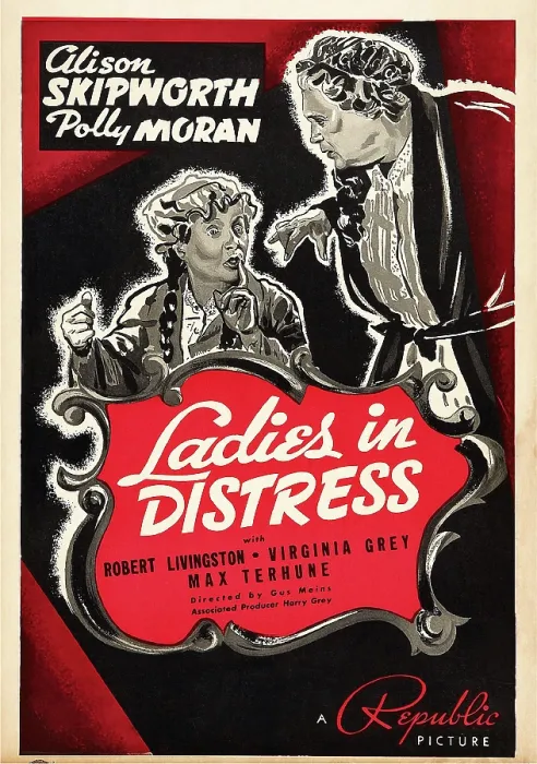 Framed Print : LADIES IN DISTRESS, US poster art, from left: Polly Moran, Alison Skipworth, 1938 Framed Print : LADIES IN DISTRESS, US poster art, from left: Polly Moran, Alison Skipworth, 1938