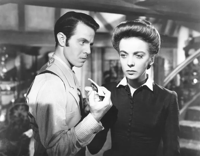 Framed Print : LADIES IN RETIREMENT, from left: Louis Hayward, Ida Lupino, 1941 Framed Print : LADIES IN RETIREMENT, from left: Louis Hayward, Ida Lupino, 1941