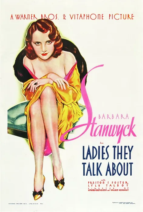 Framed Print : LADIES THEY TALK ABOUT, Barbara Stanwyck, 1933